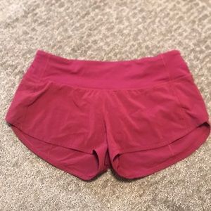Lulu lemon speed shorts